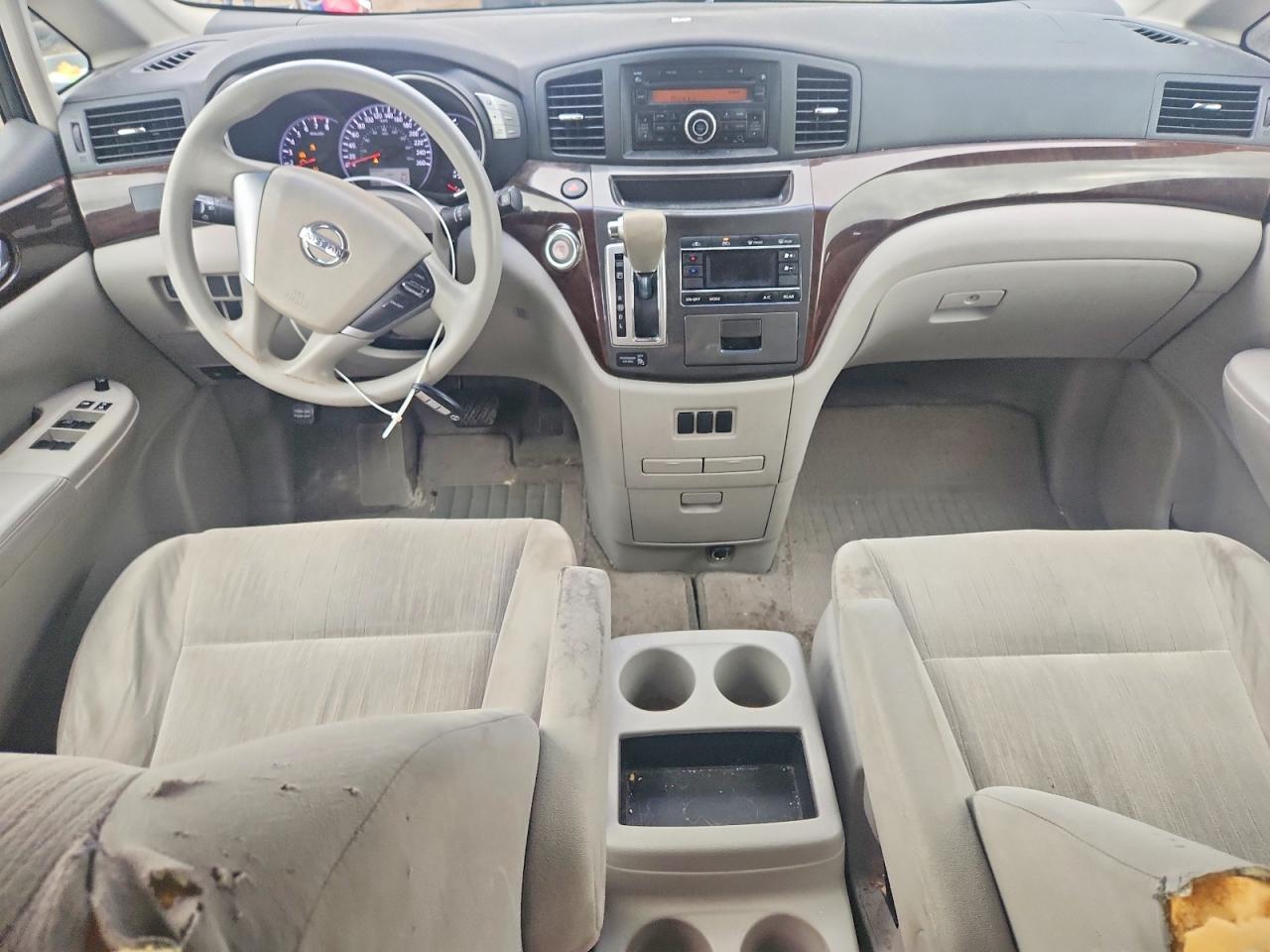 2011 Nissan Quest S Silver vin: JN8AE2KP8B9000522