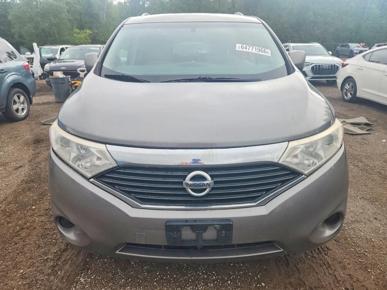 2011 Nissan Quest S Silver vin: JN8AE2KP8B9000522