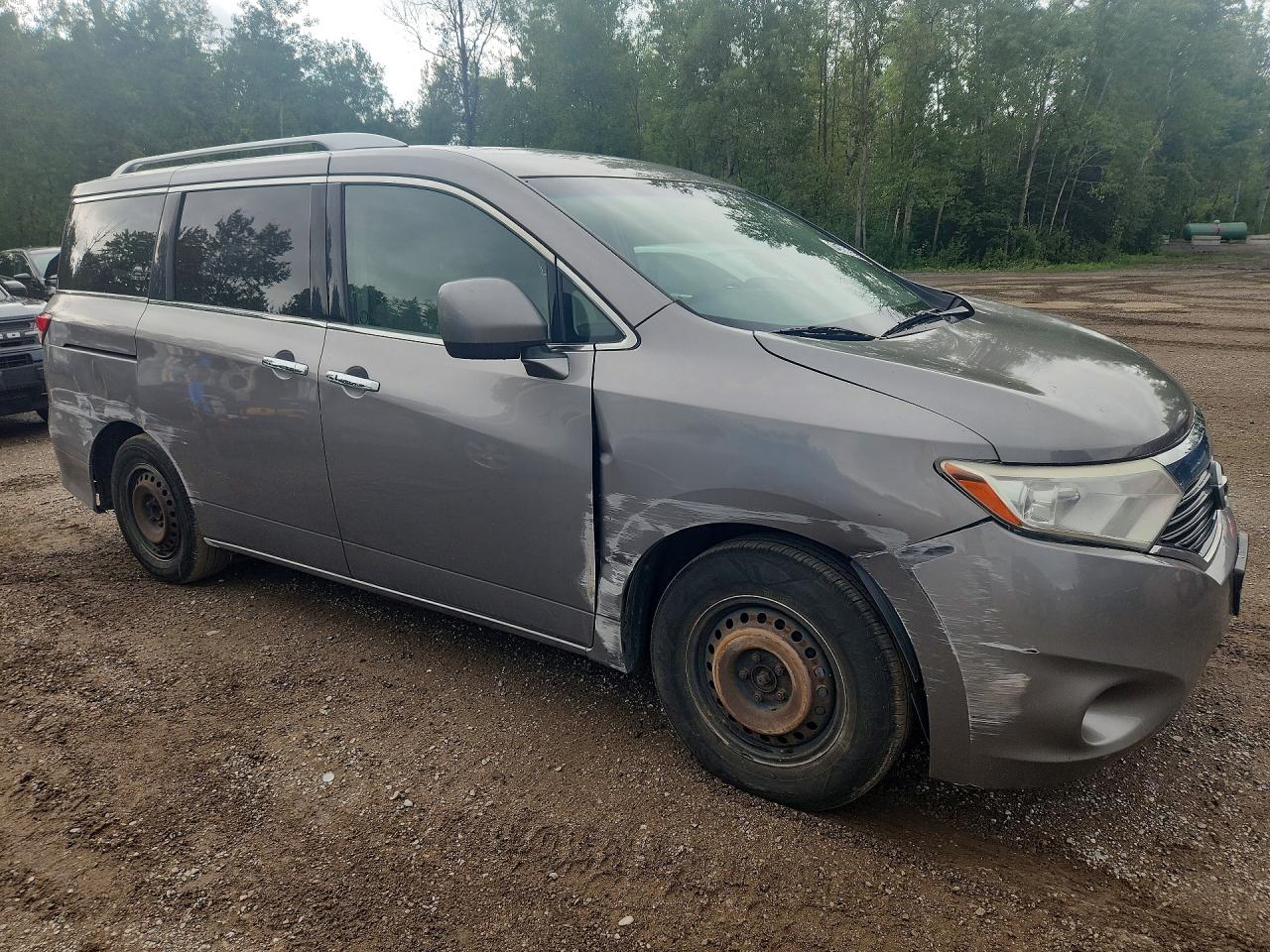 2011 Nissan Quest S Silver vin: JN8AE2KP8B9000522