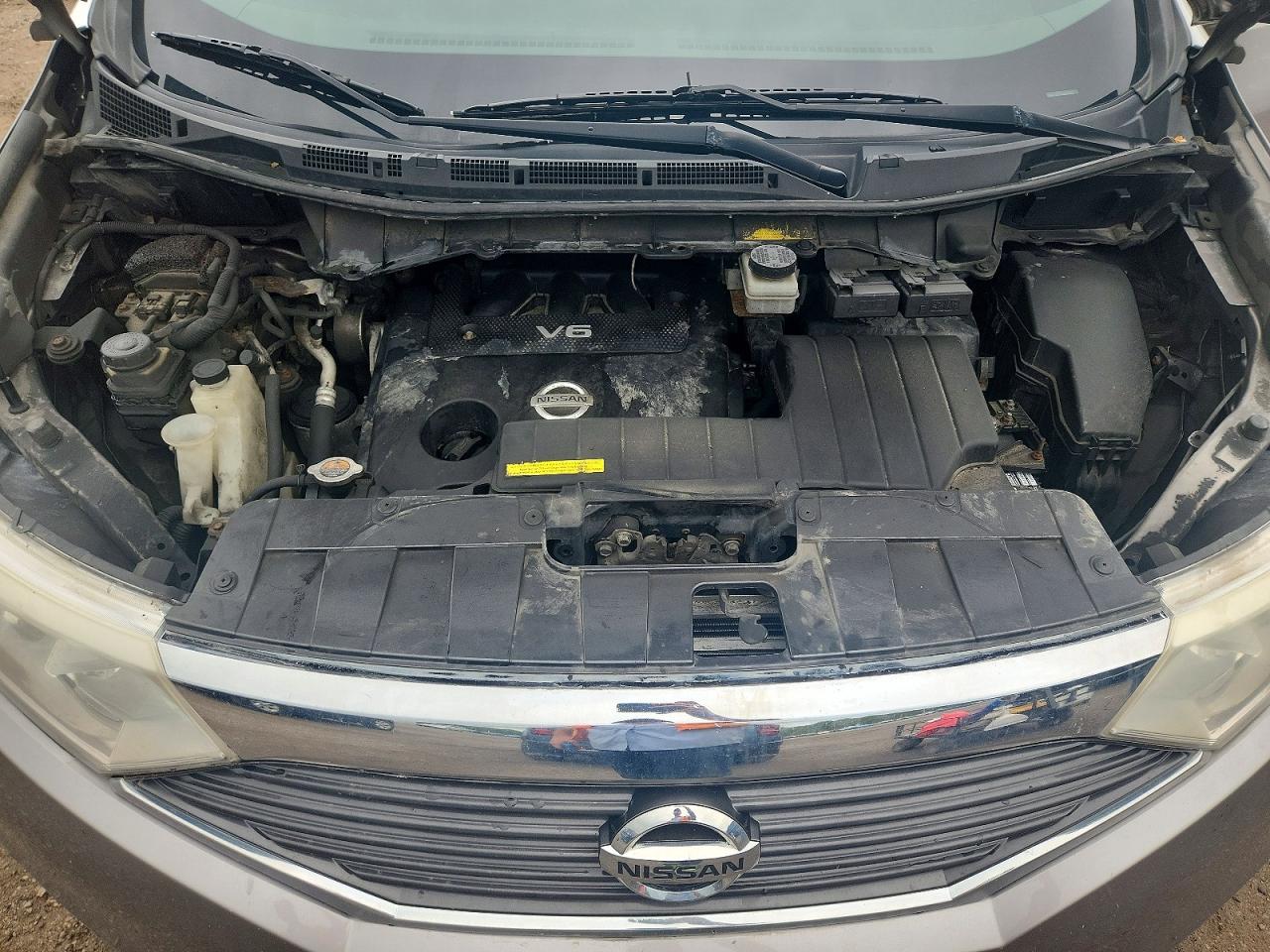 2011 Nissan Quest S Silver vin: JN8AE2KP8B9000522