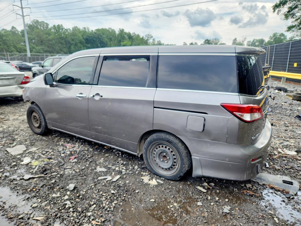 2011 Nissan Quest S/sv/sl/le Silver vin: JN8AE2KP8B9007325