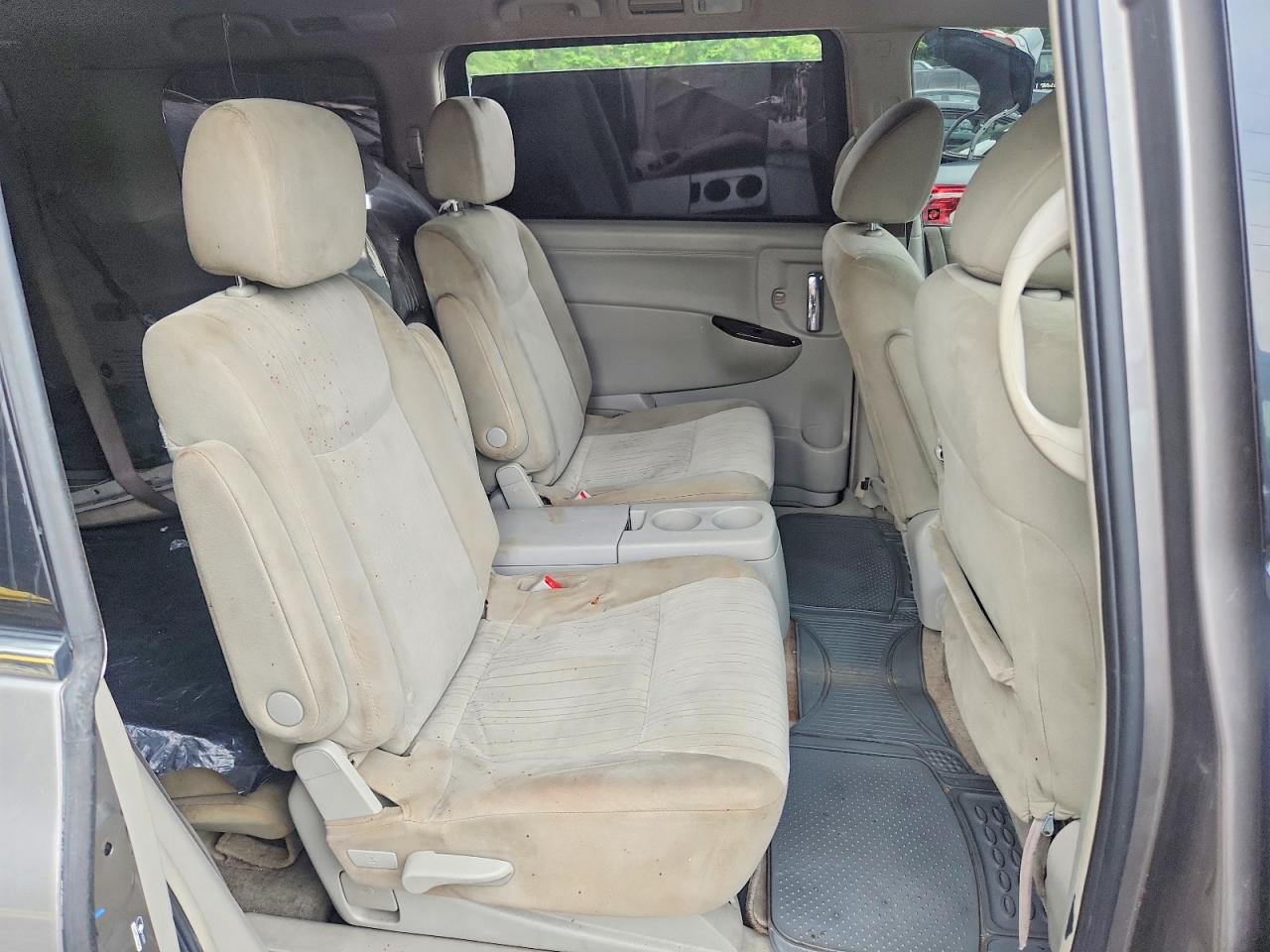 2011 Nissan Quest S/sv/sl/le Silver vin: JN8AE2KP8B9007325