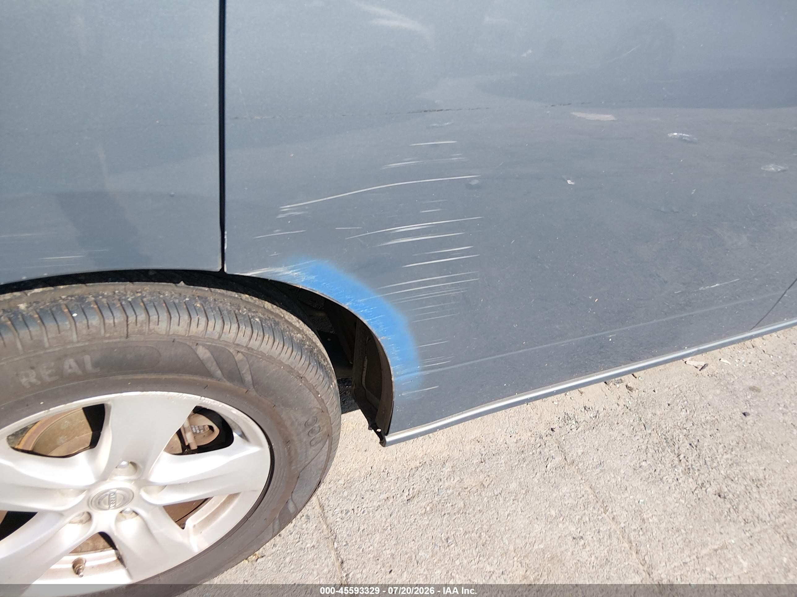 2012 Nissan Quest Sv Blue vin: JN8AE2KP8C9038351
