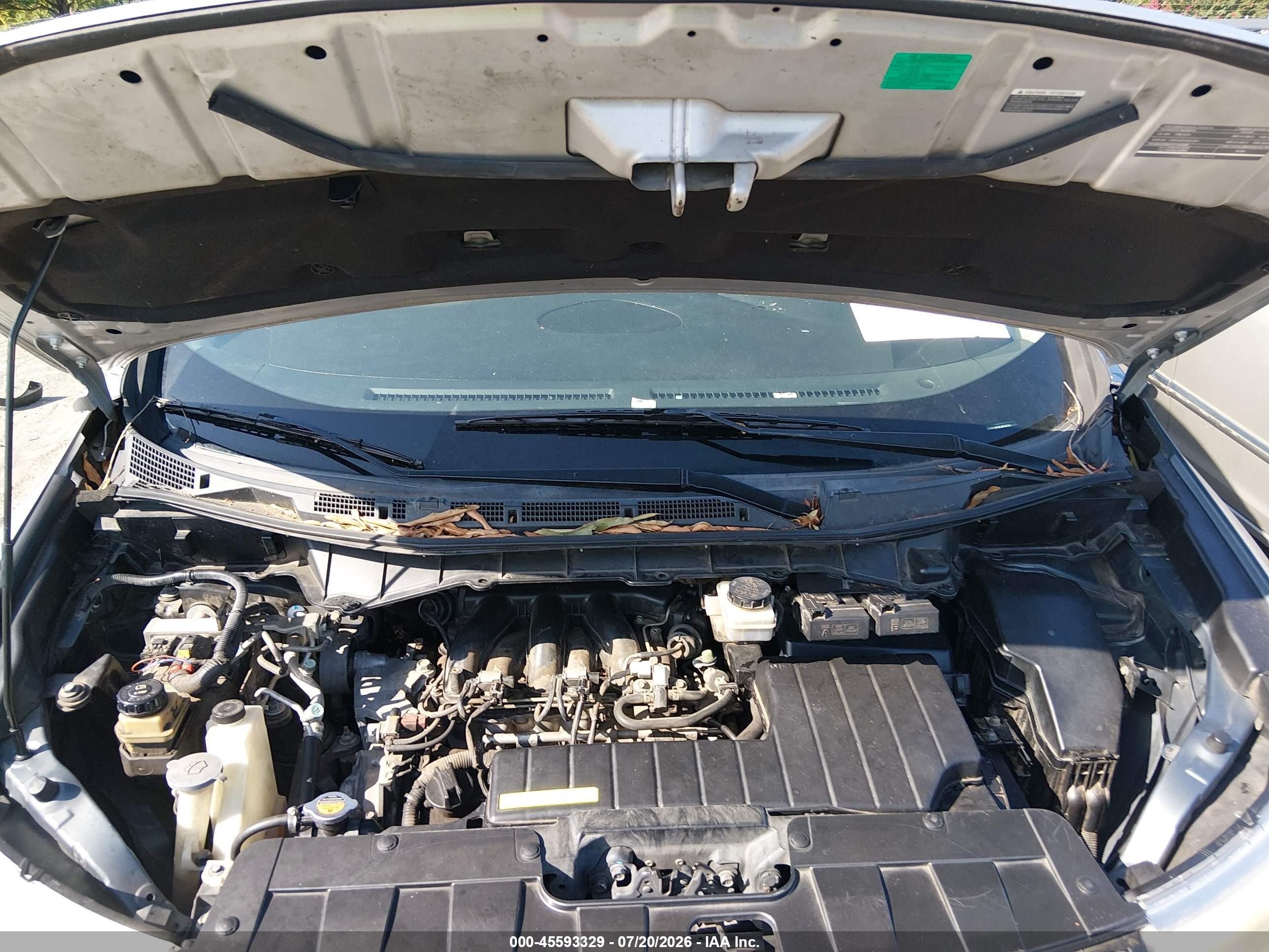 2012 Nissan Quest Sv Blue vin: JN8AE2KP8C9038351