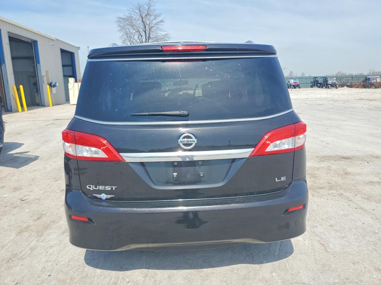 2012 Nissan Quest 3.5 S Black vin: JN8AE2KP8C9039354