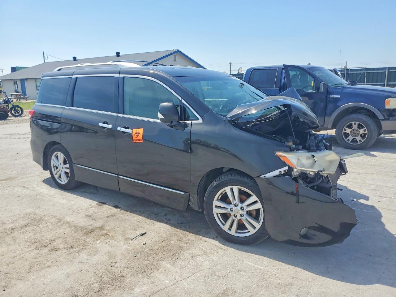 2012 Nissan Quest 3.5 S Black vin: JN8AE2KP8C9039354