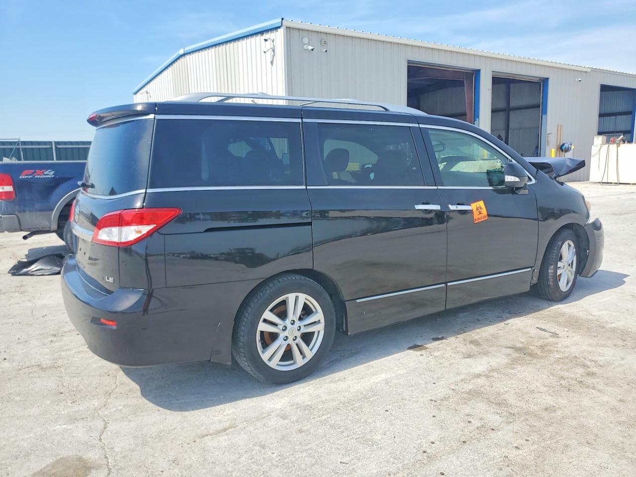2012 Nissan Quest 3.5 S Black vin: JN8AE2KP8C9039354