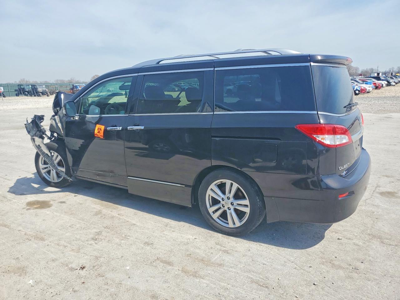 2012 Nissan Quest 3.5 S Black vin: JN8AE2KP8C9039354