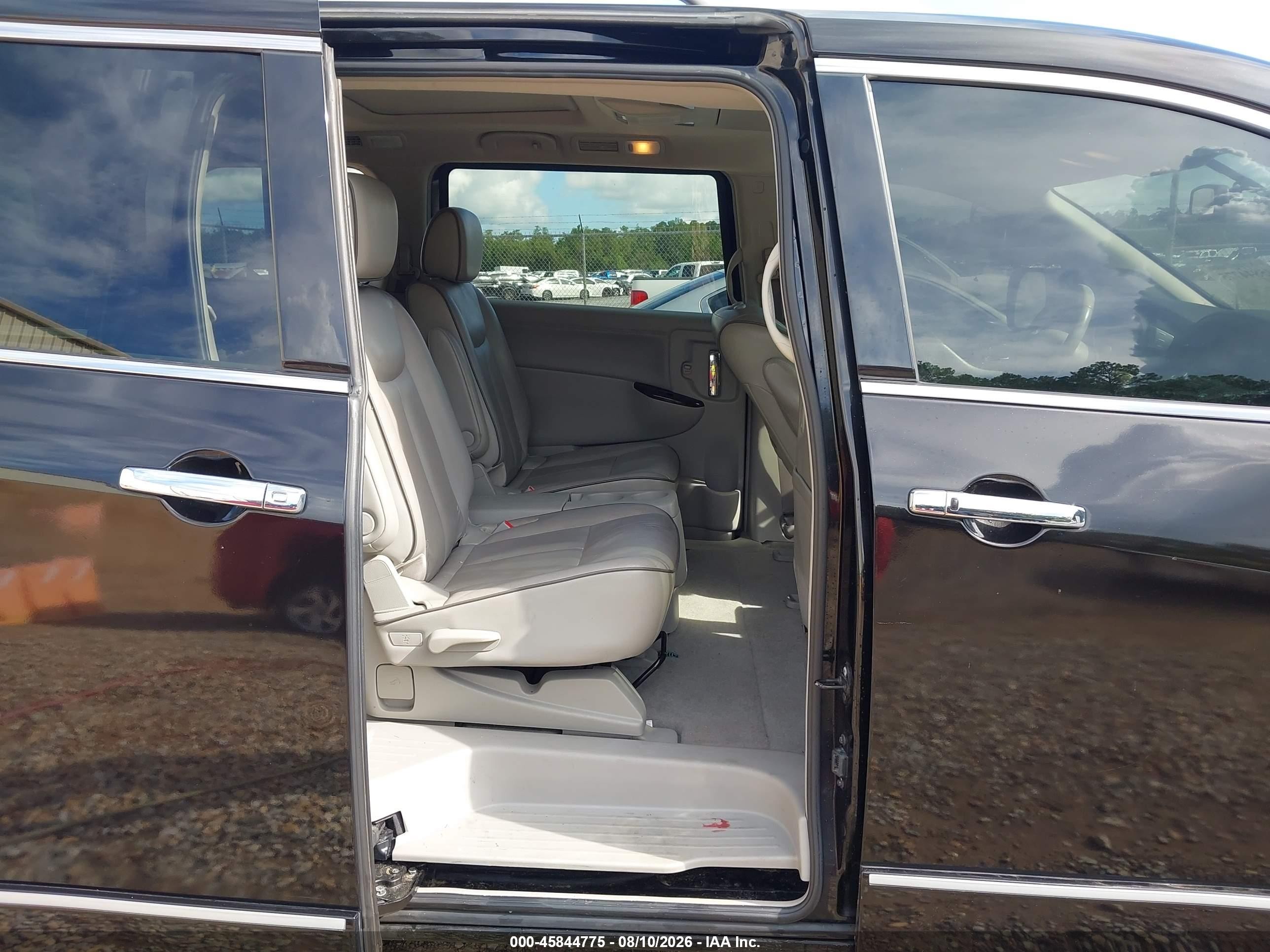 2013 Nissan Quest Sl Black vin: JN8AE2KP8D9063168