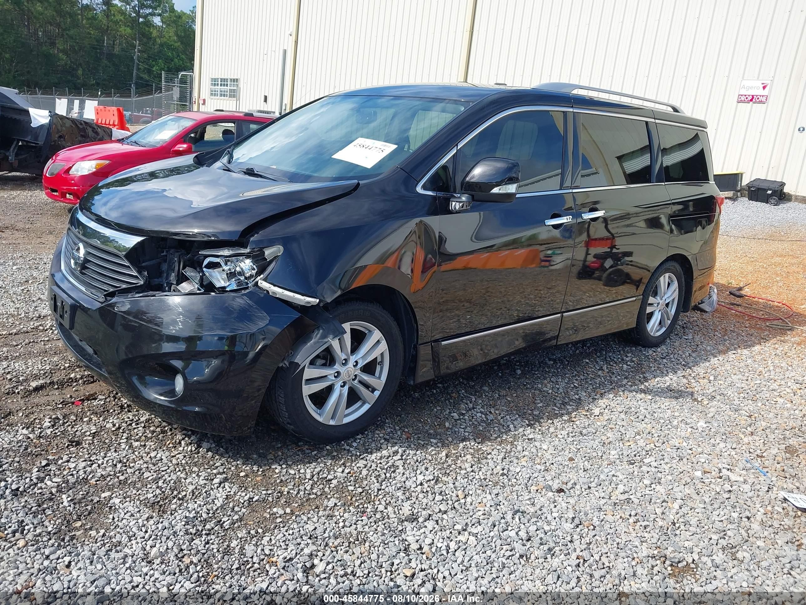 2013 Nissan Quest Sl Black vin: JN8AE2KP8D9063168