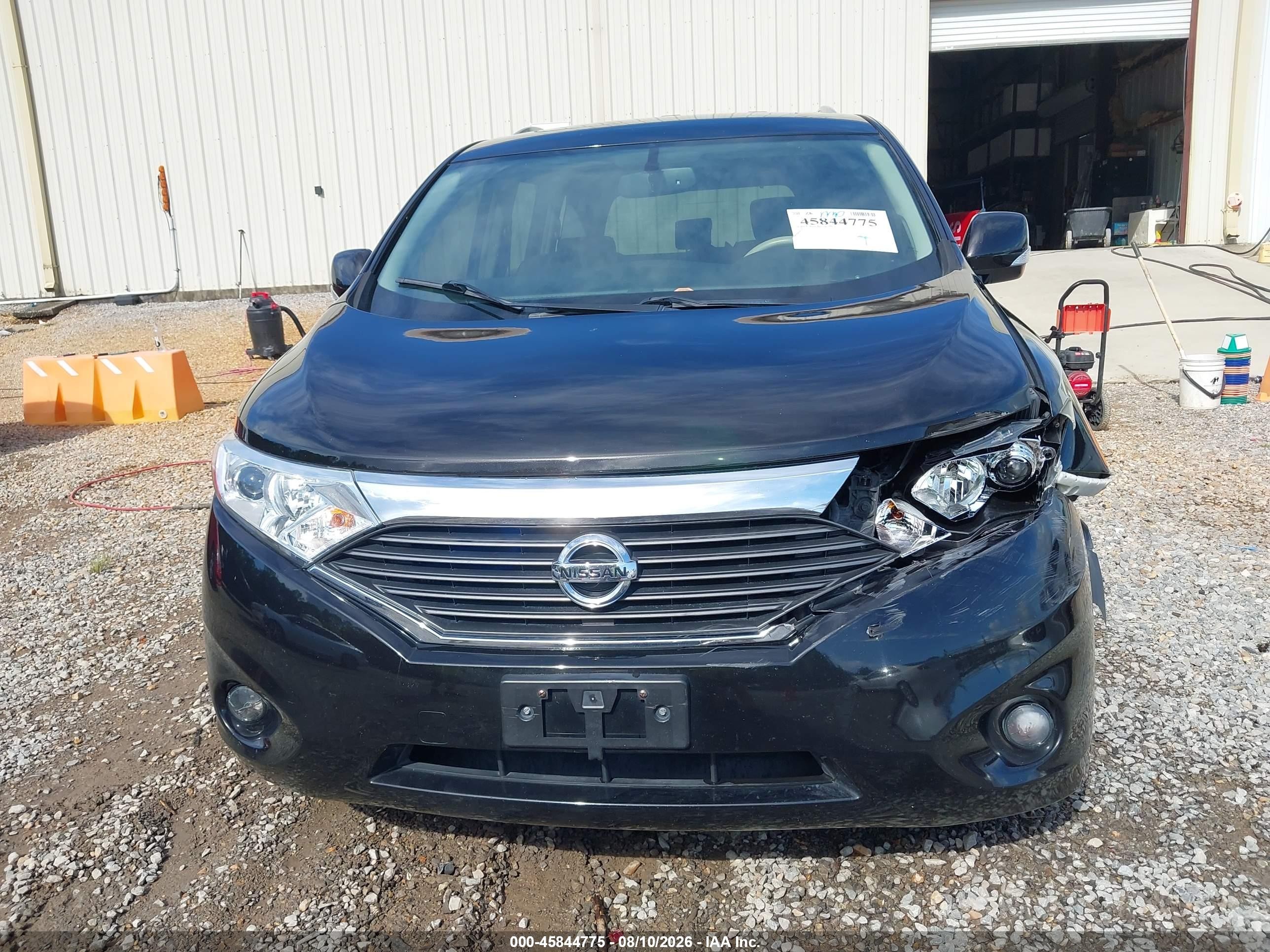 2013 Nissan Quest Sl Black vin: JN8AE2KP8D9063168