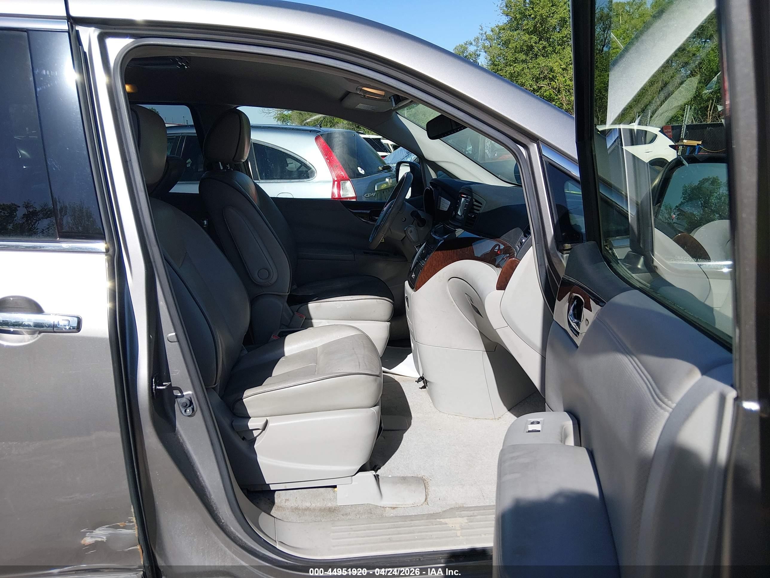 2013 Nissan Quest Sl Beige vin: JN8AE2KP8D9064692