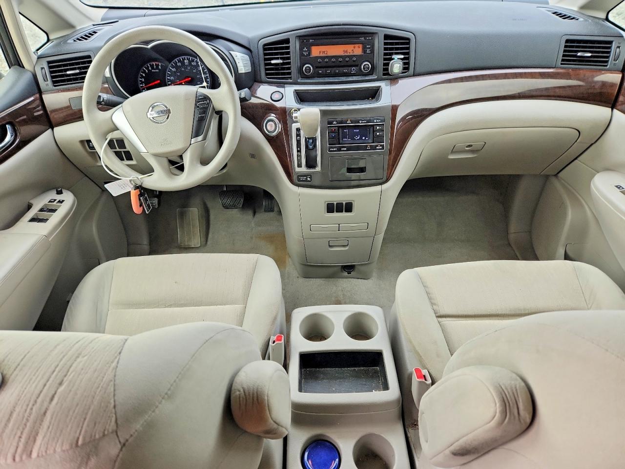 2013 Nissan Quest 3.5 S Silver vin: JN8AE2KP8D9066667