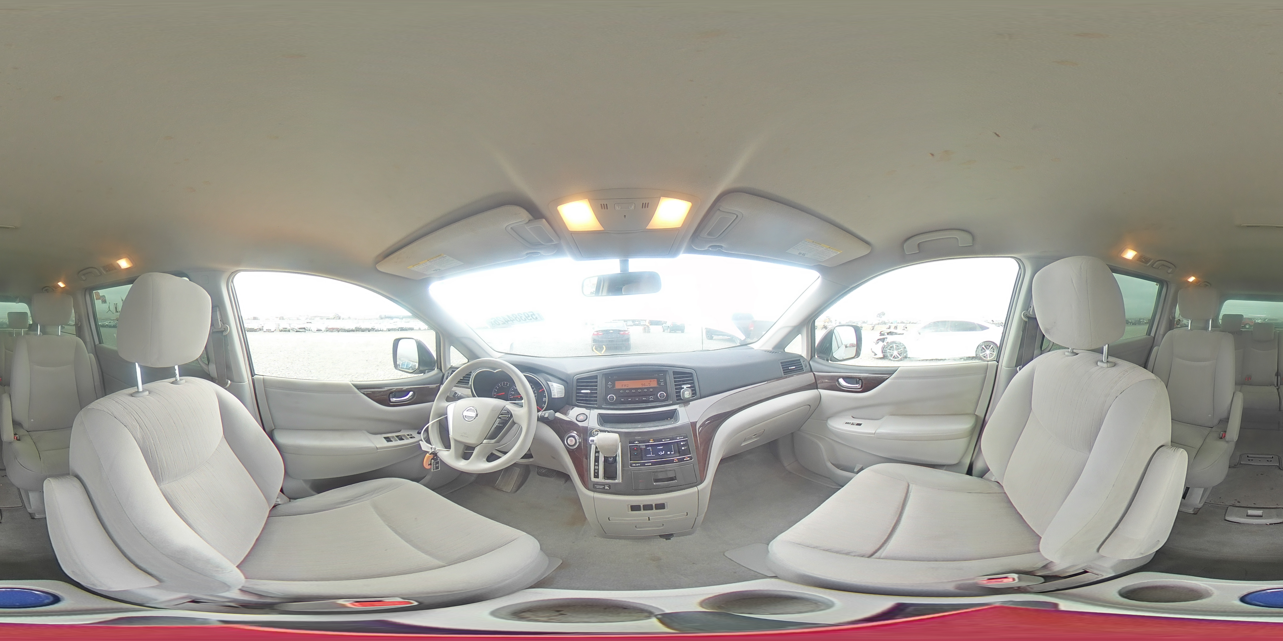 2013 Nissan Quest 3.5 S Silver vin: JN8AE2KP8D9066667
