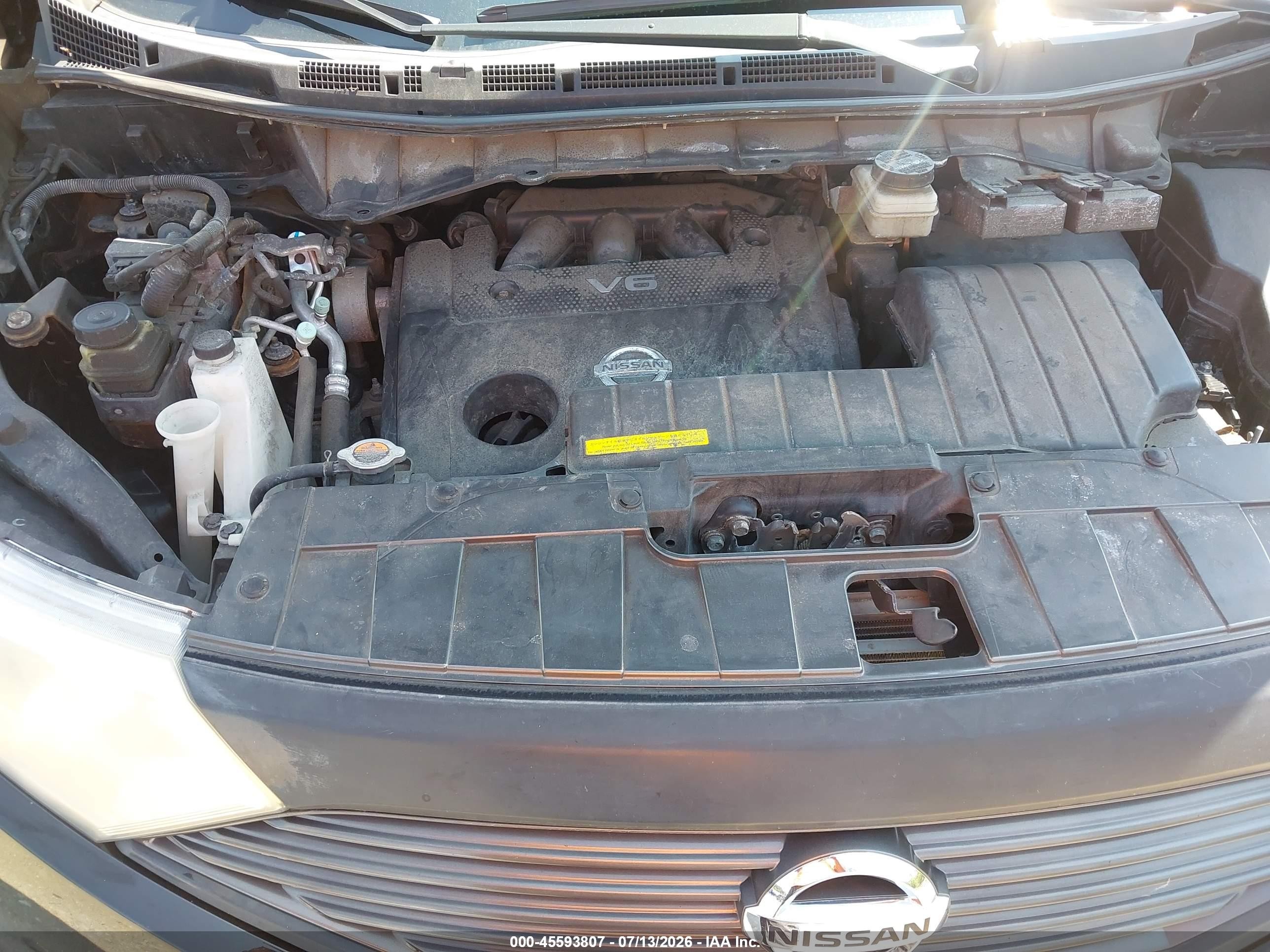 2013 Nissan Quest S Black vin: JN8AE2KP8D9070587
