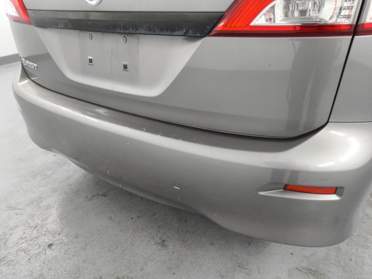 2013 Nissan Quest S/sv/sl/le Gray vin: JN8AE2KP8D9071416 Damage: Rear Bumper/Cover, Scraped, > 12 Inches