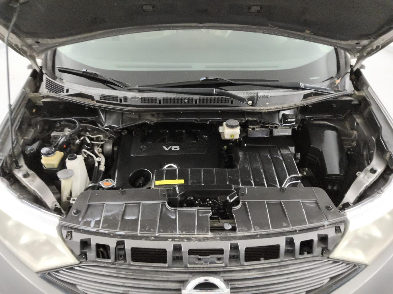 2013 Nissan Quest S/sv/sl/le Gray vin: JN8AE2KP8D9071416 Damage: Exhaust, Leak, Repair Required