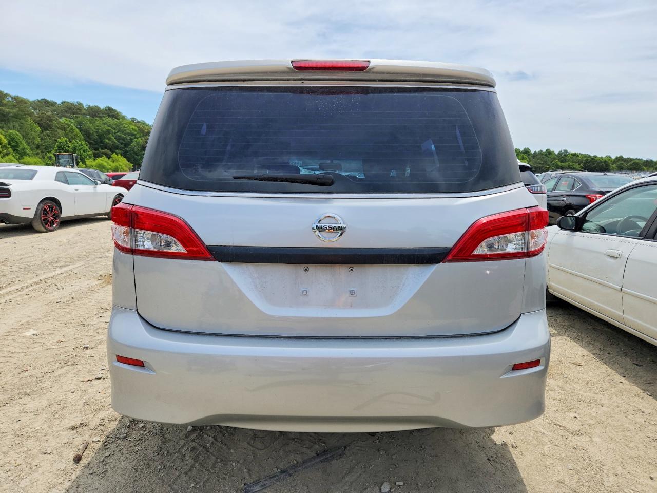 2014 Nissan Quest 3.5 S Silver vin: JN8AE2KP8E9101175