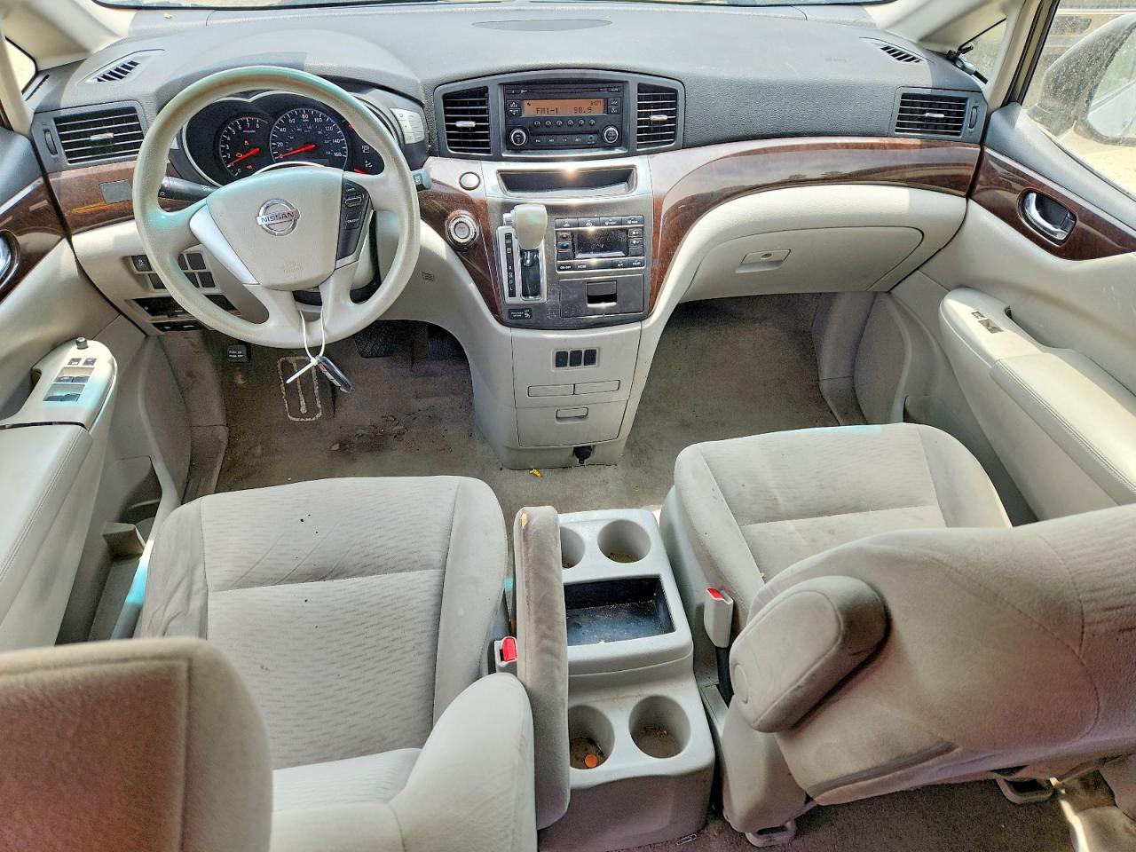 2014 Nissan Quest 3.5 S Silver vin: JN8AE2KP8E9101175