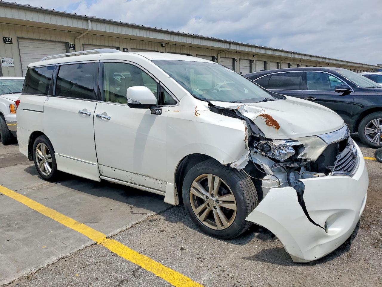 2014 Nissan Quest 3.5 Sl Cream vin: JN8AE2KP8E9102195