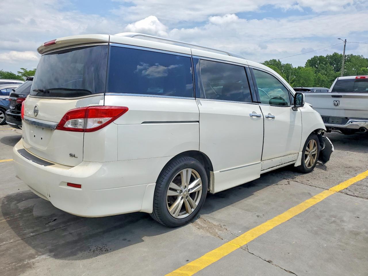 2014 Nissan Quest 3.5 Sl Cream vin: JN8AE2KP8E9102195