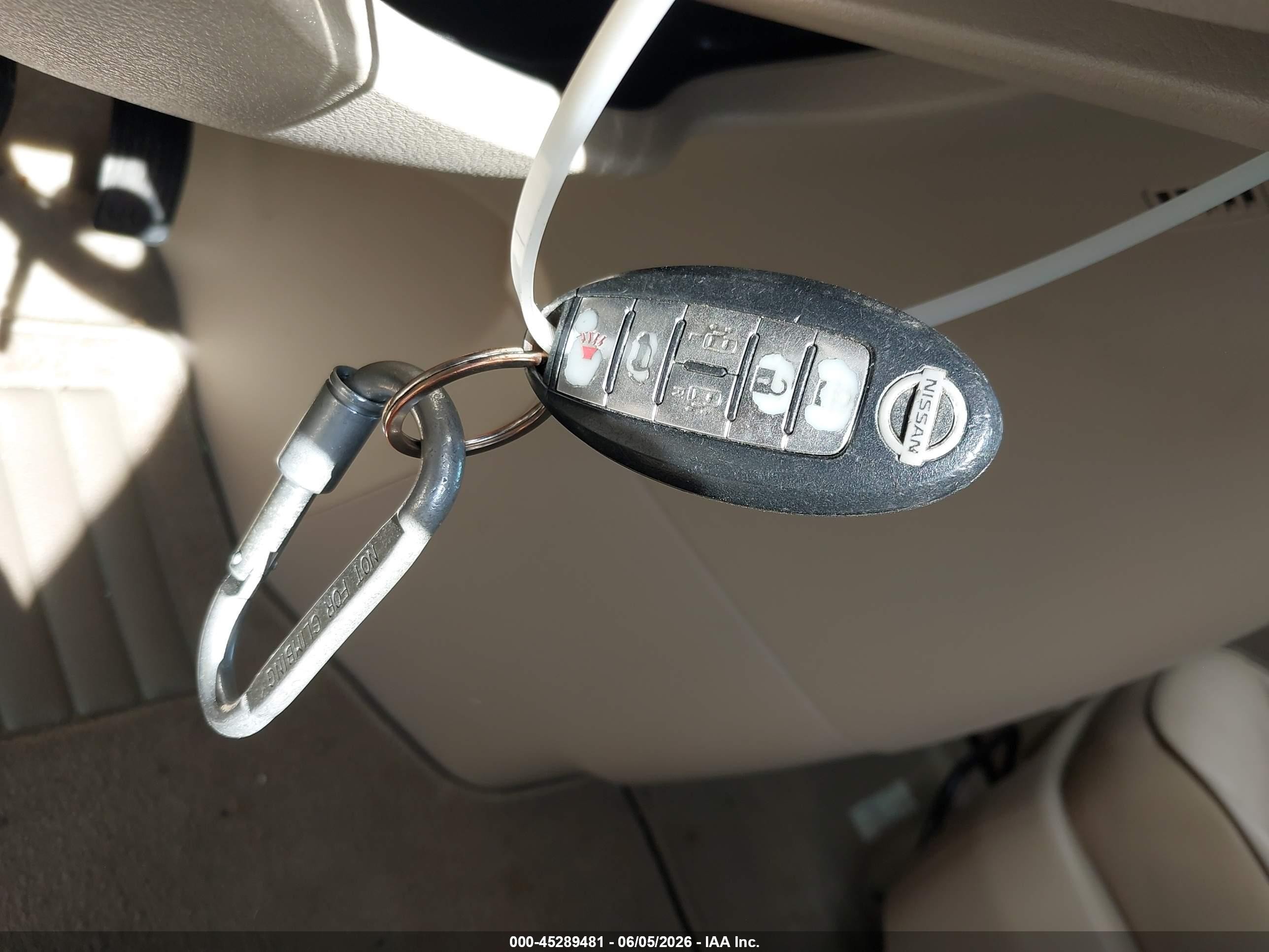 2014 Nissan Quest Sl White vin: JN8AE2KP8E9103413