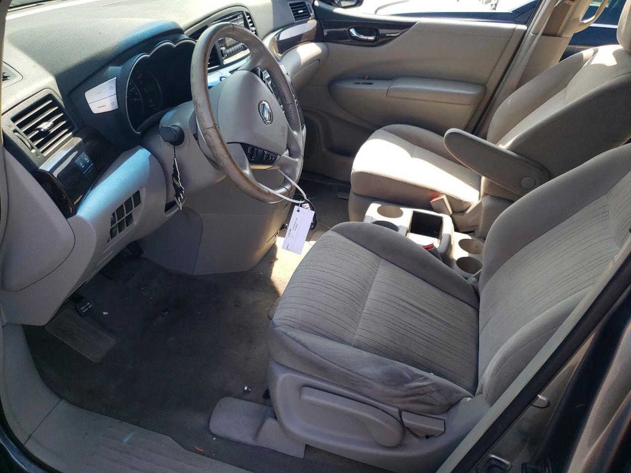 2014 Nissan Quest 3.5 Sv Gray vin: JN8AE2KP8E9108286