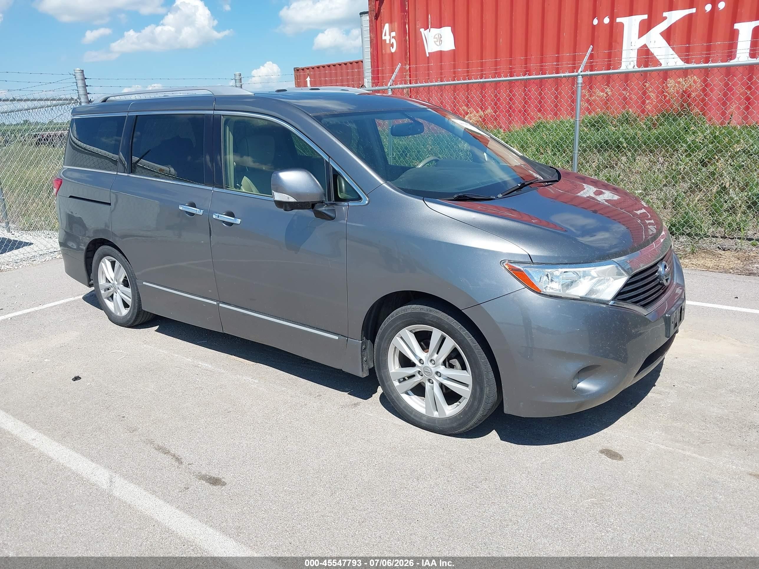2015 Nissan Quest Platinum Gray vin: JN8AE2KP8F9120049