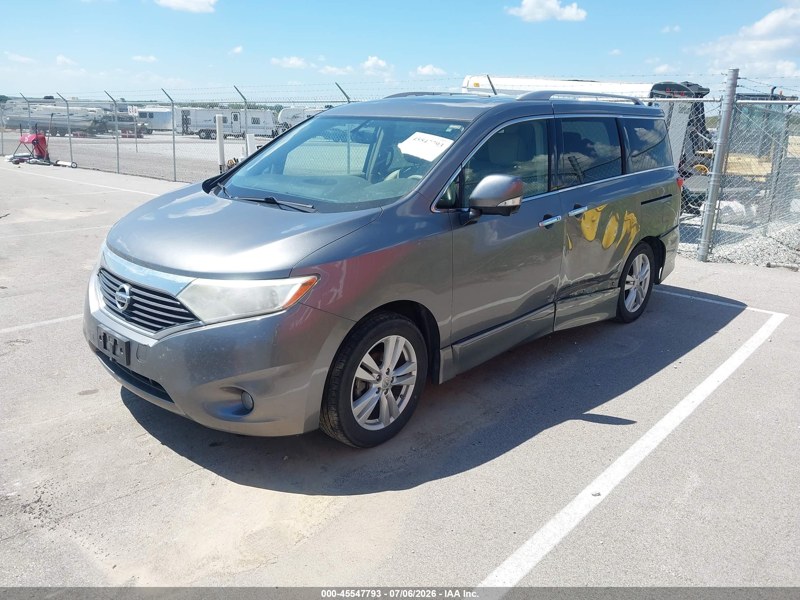 2015 Nissan Quest Platinum Gray vin: JN8AE2KP8F9120049
