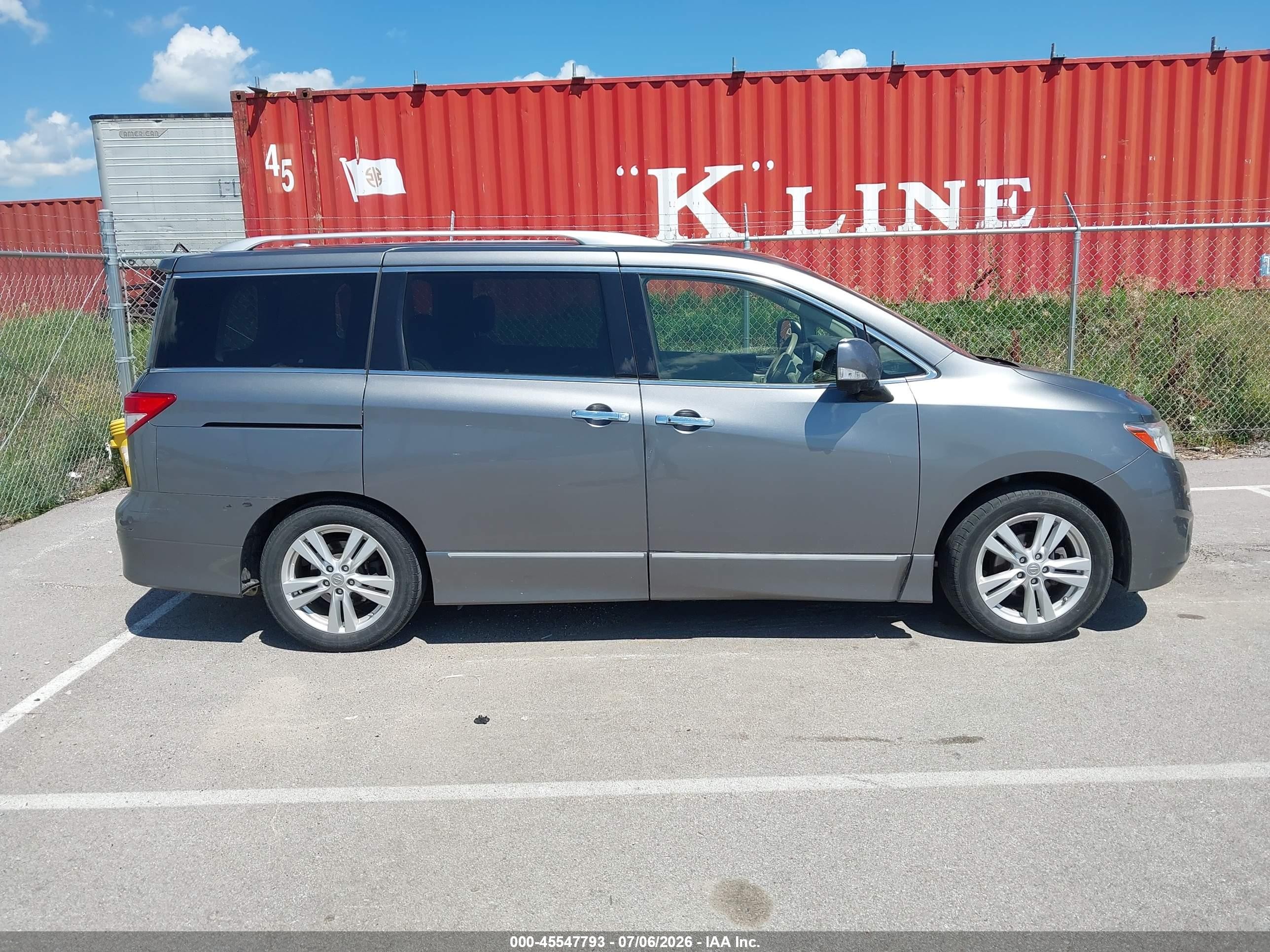 2015 Nissan Quest Platinum Gray vin: JN8AE2KP8F9120049