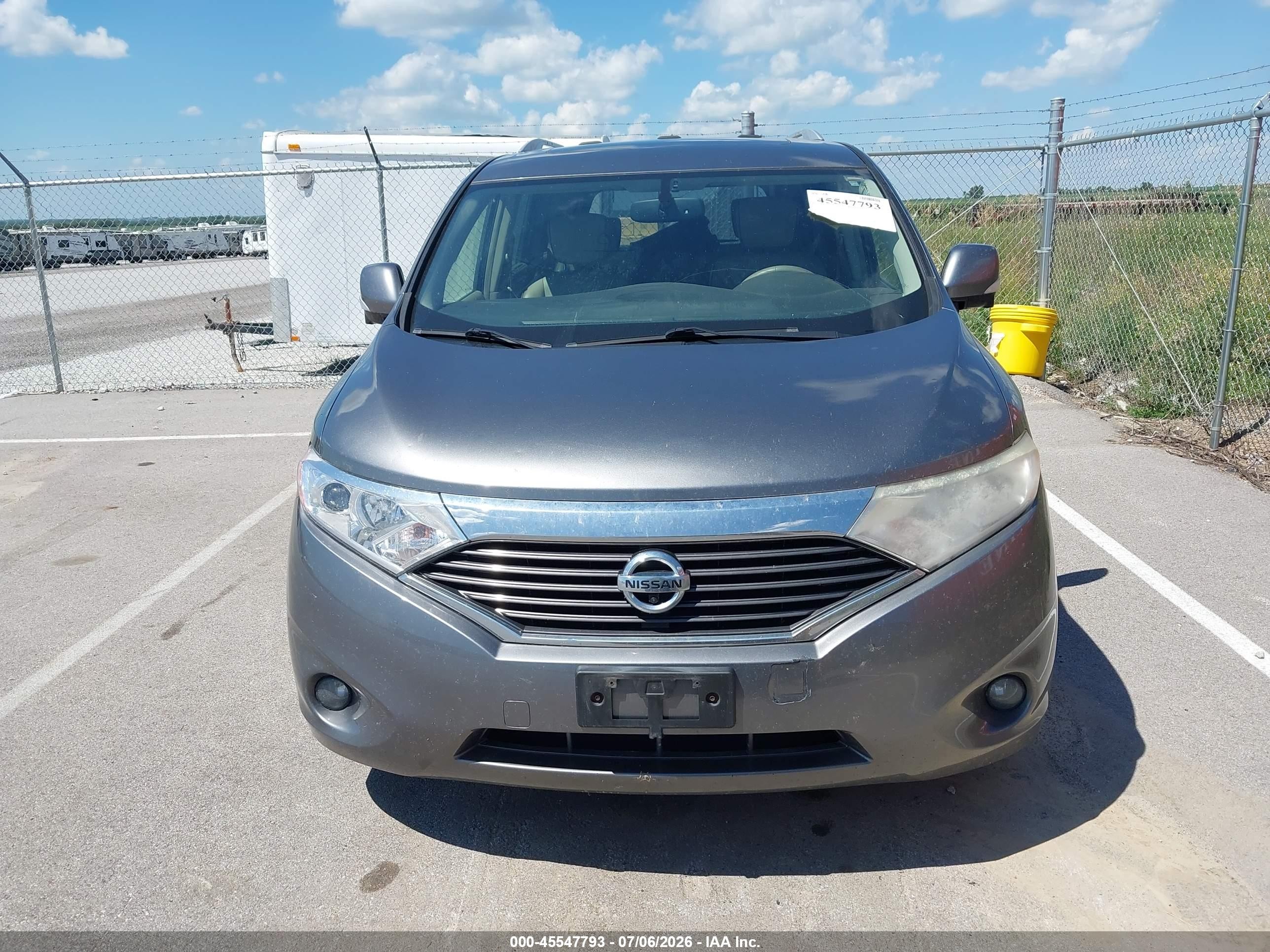 2015 Nissan Quest Platinum Gray vin: JN8AE2KP8F9120049