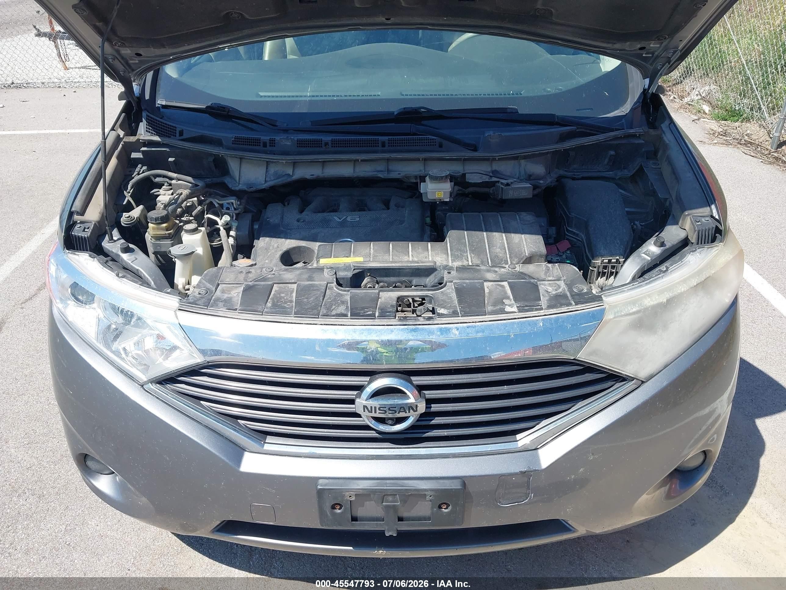 2015 Nissan Quest Platinum Gray vin: JN8AE2KP8F9120049