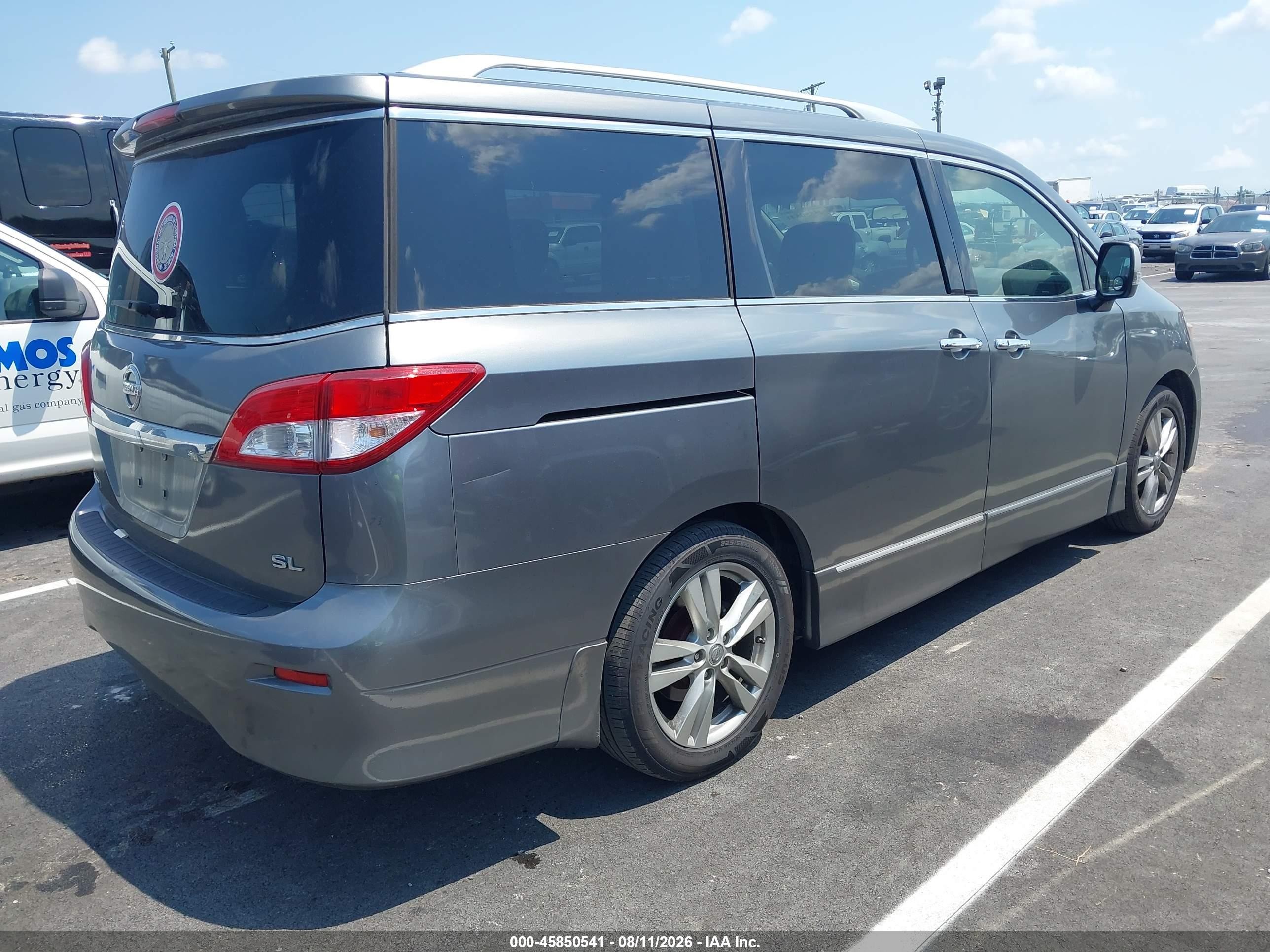 2015 Nissan Quest Platinum/s/sl/sv Gray vin: JN8AE2KP8F9120116