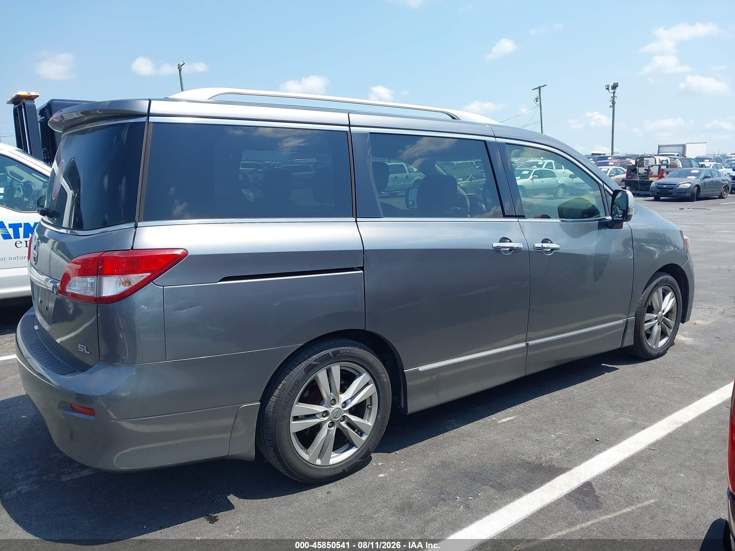 2015 Nissan Quest Platinum/s/sl/sv Gray vin: JN8AE2KP8F9120116