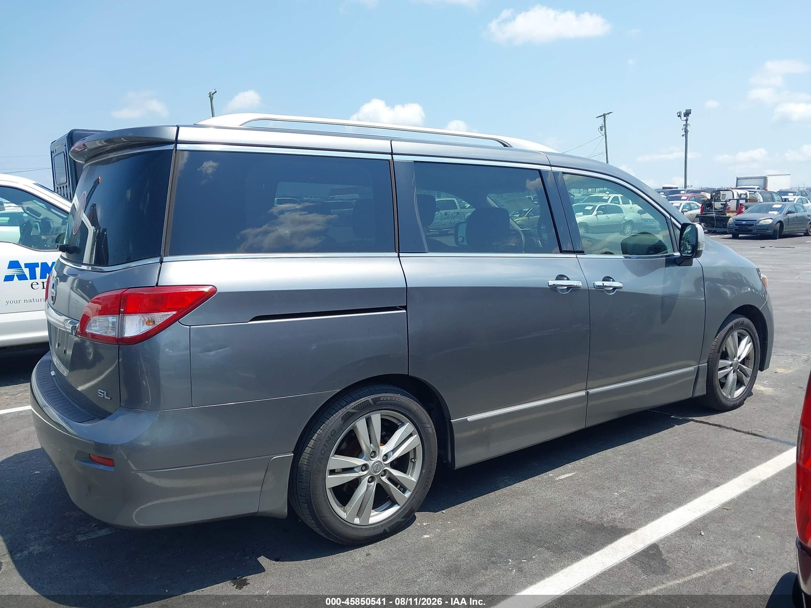 2015 Nissan Quest Platinum/s/sl/sv Gray vin: JN8AE2KP8F9120116
