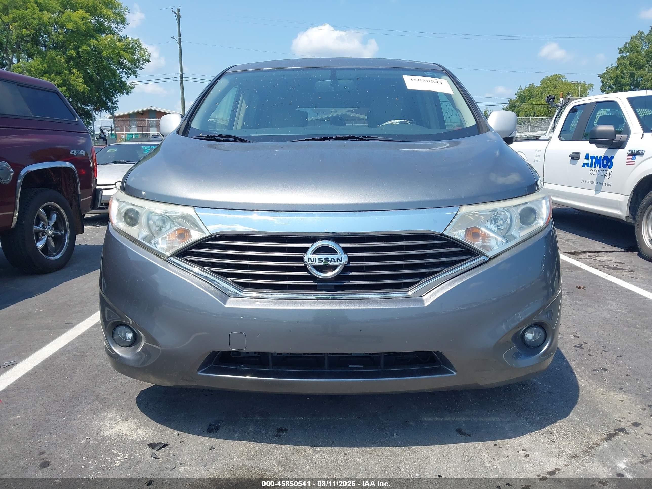 2015 Nissan Quest Platinum/s/sl/sv Gray vin: JN8AE2KP8F9120116