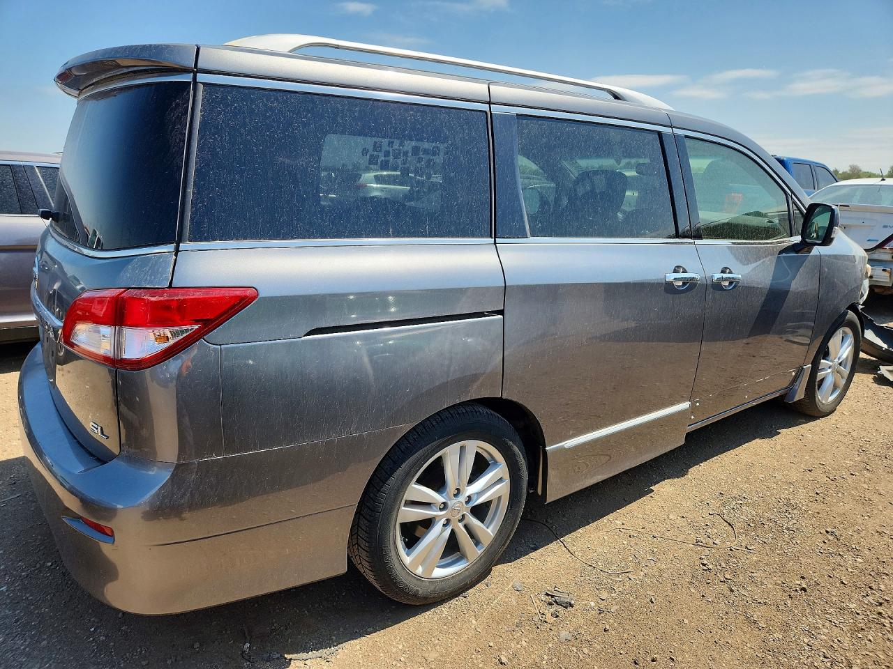 2015 Nissan Quest 3.5 S Gray vin: JN8AE2KP8F9120164