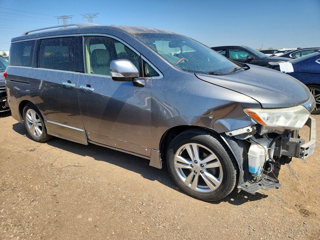 2015 Nissan Quest 3.5 S Gray vin: JN8AE2KP8F9120164