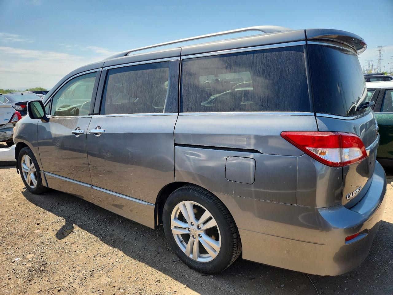 2015 Nissan Quest 3.5 S Gray vin: JN8AE2KP8F9120164
