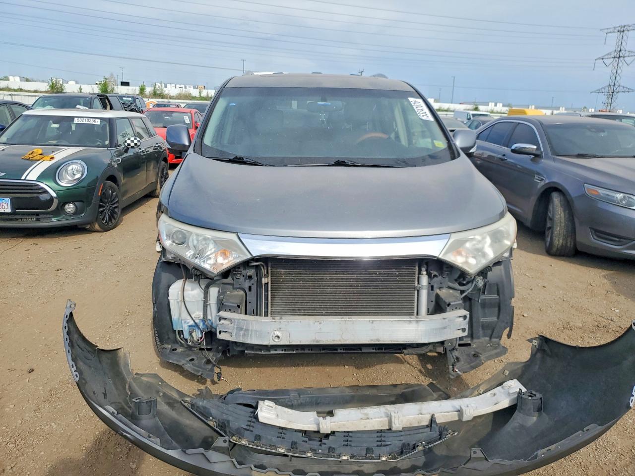 2015 Nissan Quest 3.5 S Gray vin: JN8AE2KP8F9120164