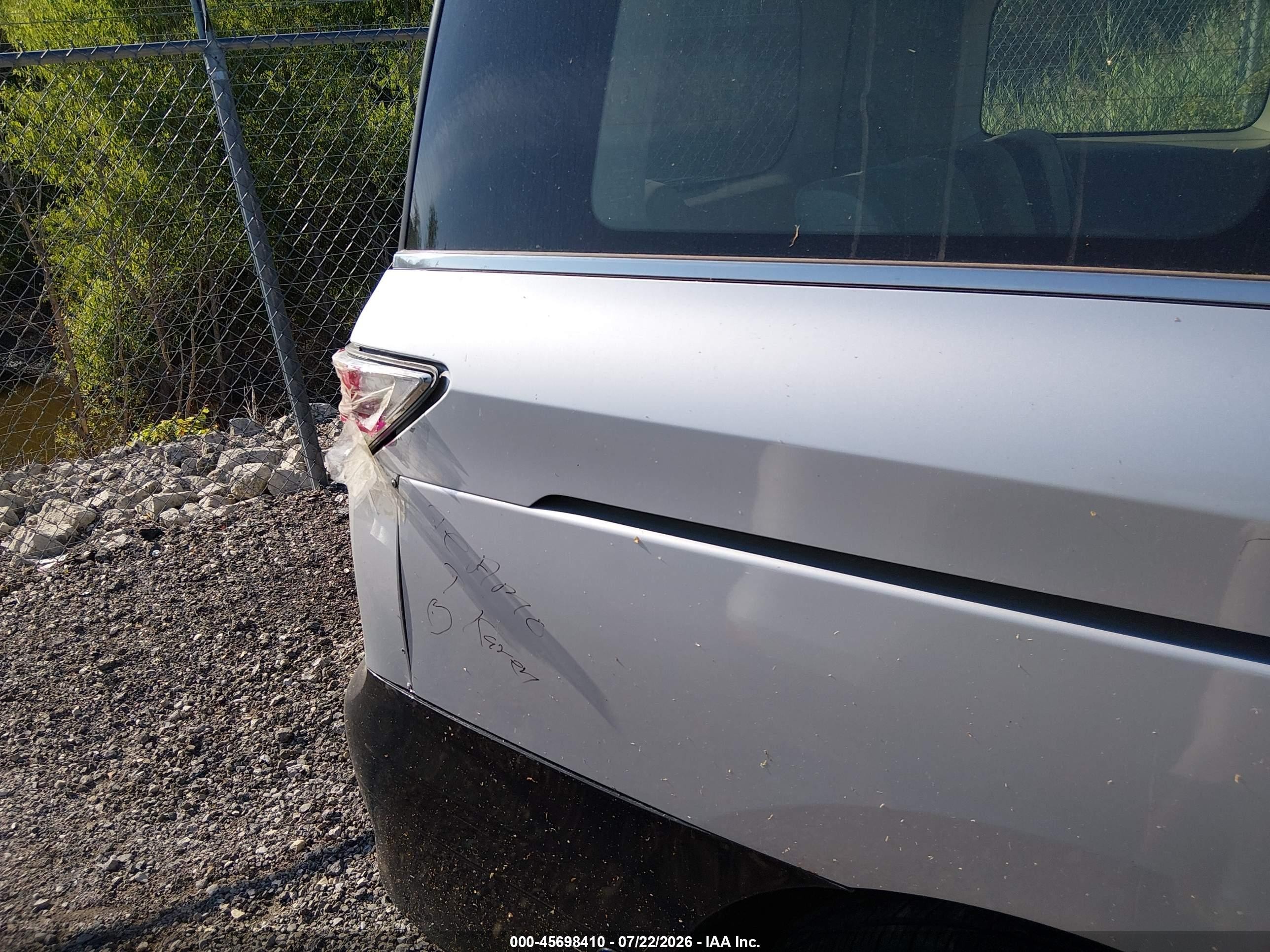 2015 Nissan Quest S Gray vin: JN8AE2KP8F9120892