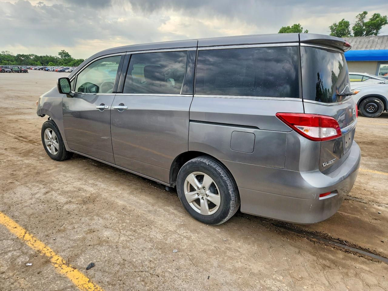 2015 Nissan Quest Gray vin: JN8AE2KP8F9122223