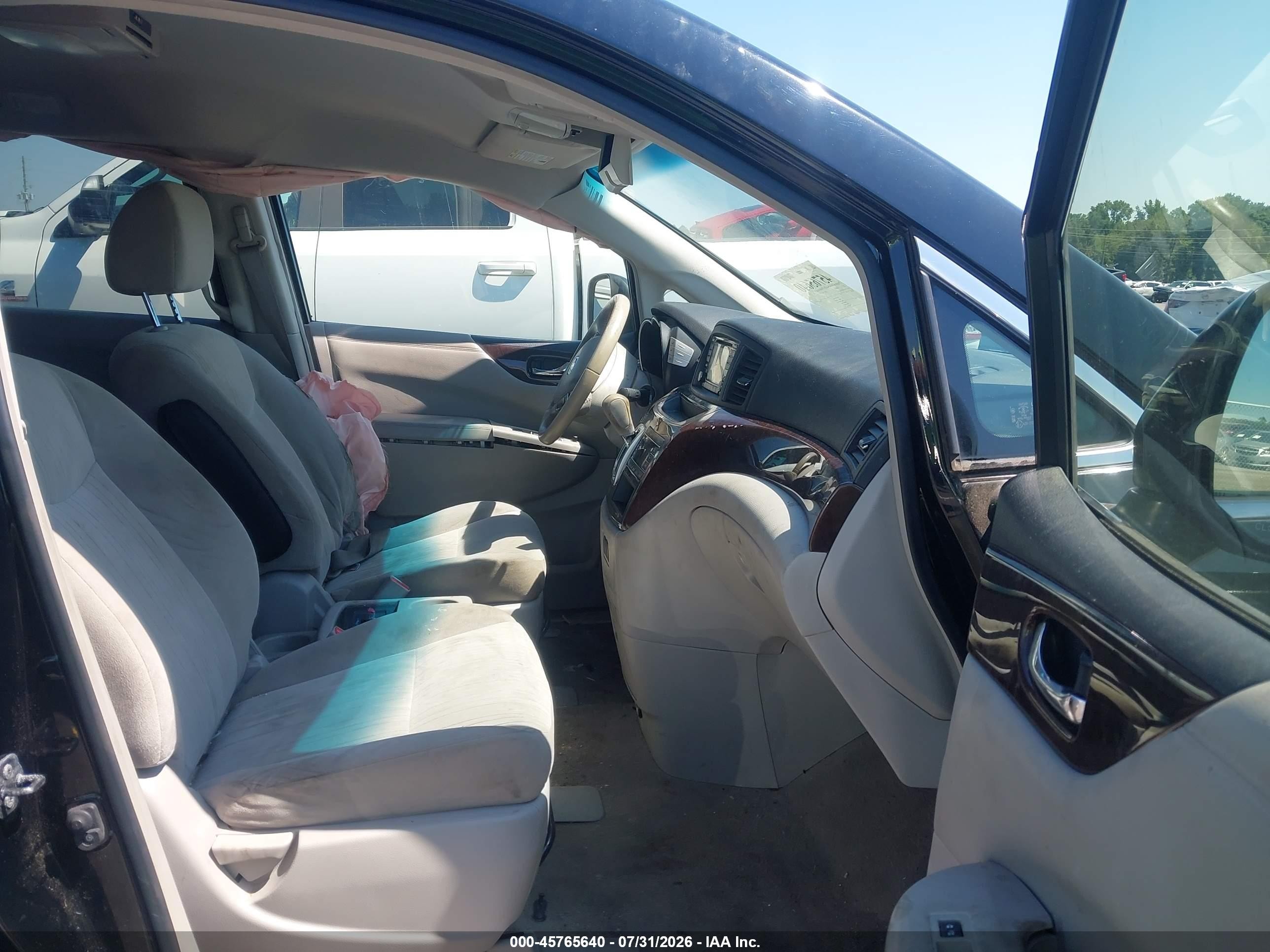 2015 Nissan Quest Sv Black vin: JN8AE2KP8F9122352