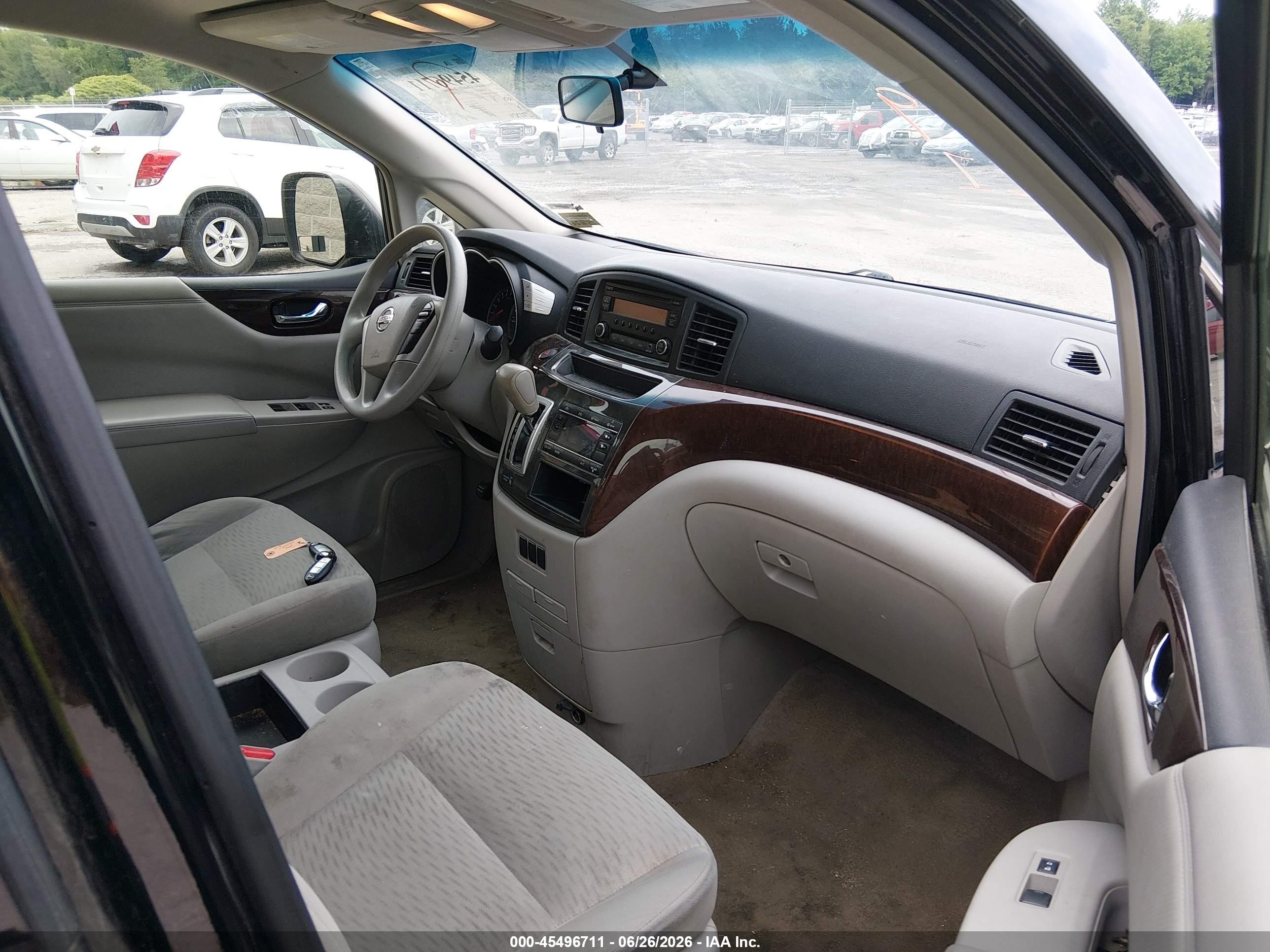 2015 Nissan Quest S Black vin: JN8AE2KP8F9122657