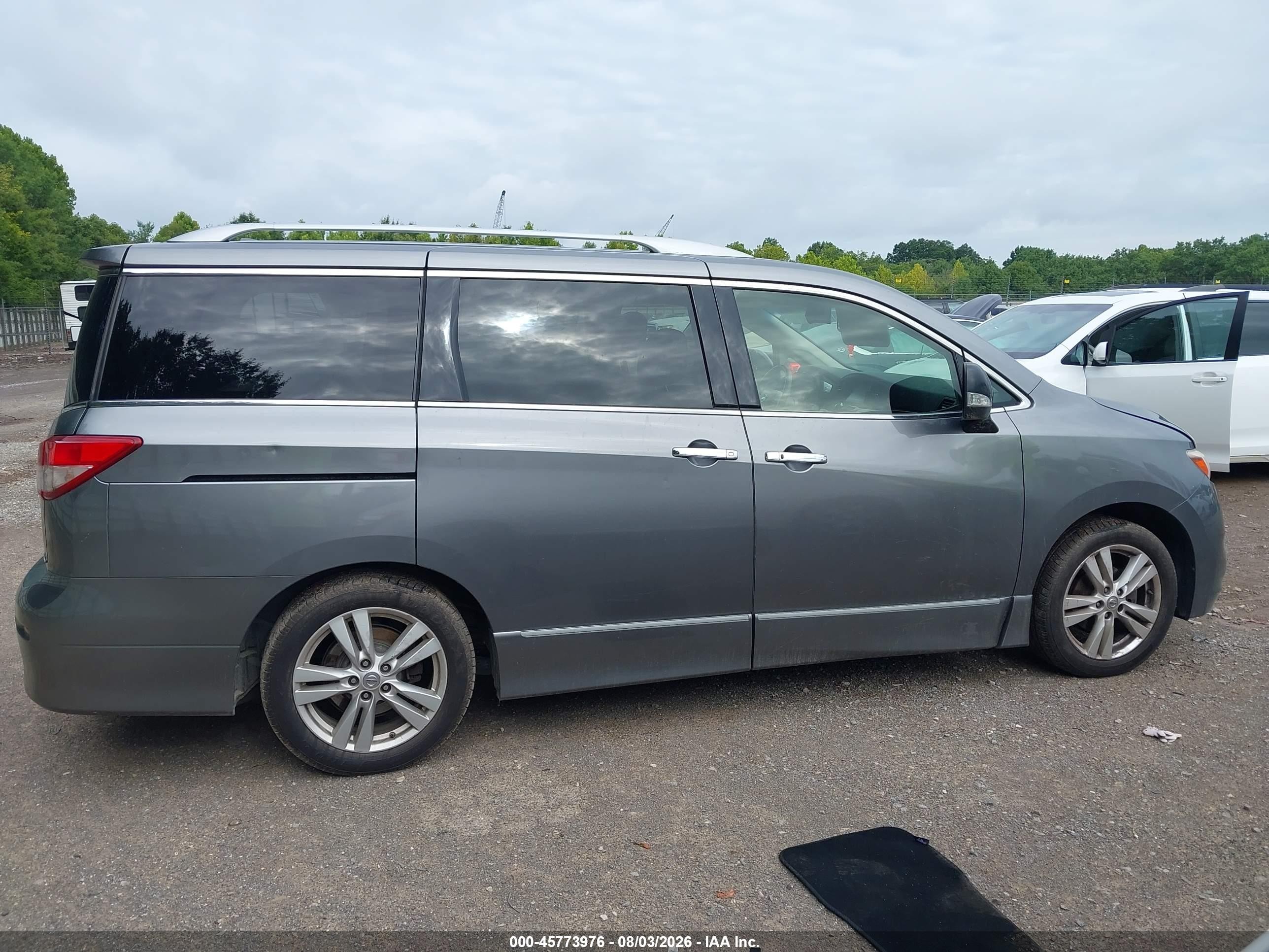 2015 Nissan Quest Platinum/s/sl/sv Серый vin: JN8AE2KP8F9126806