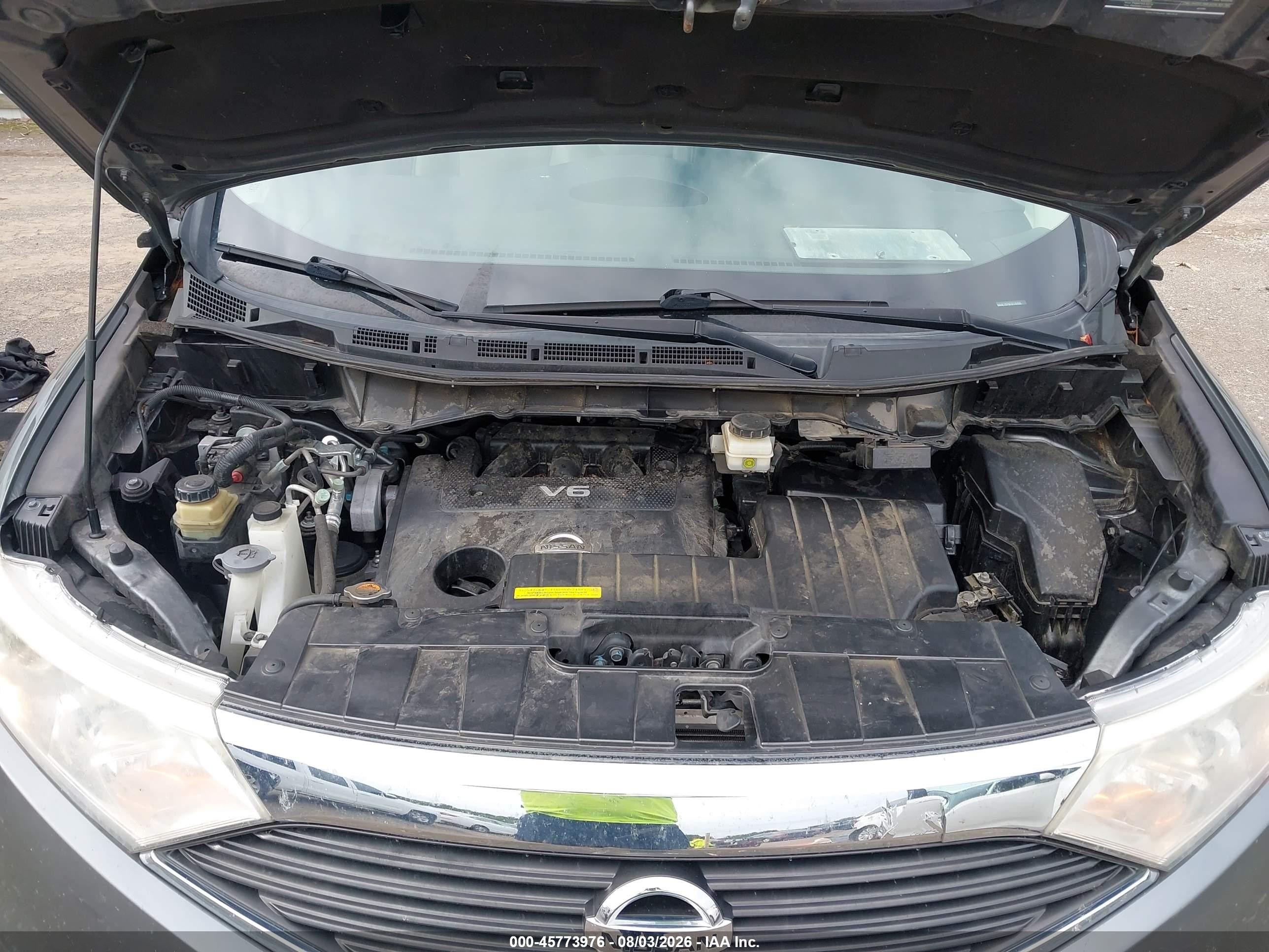 2015 Nissan Quest Platinum/s/sl/sv Серый vin: JN8AE2KP8F9126806
