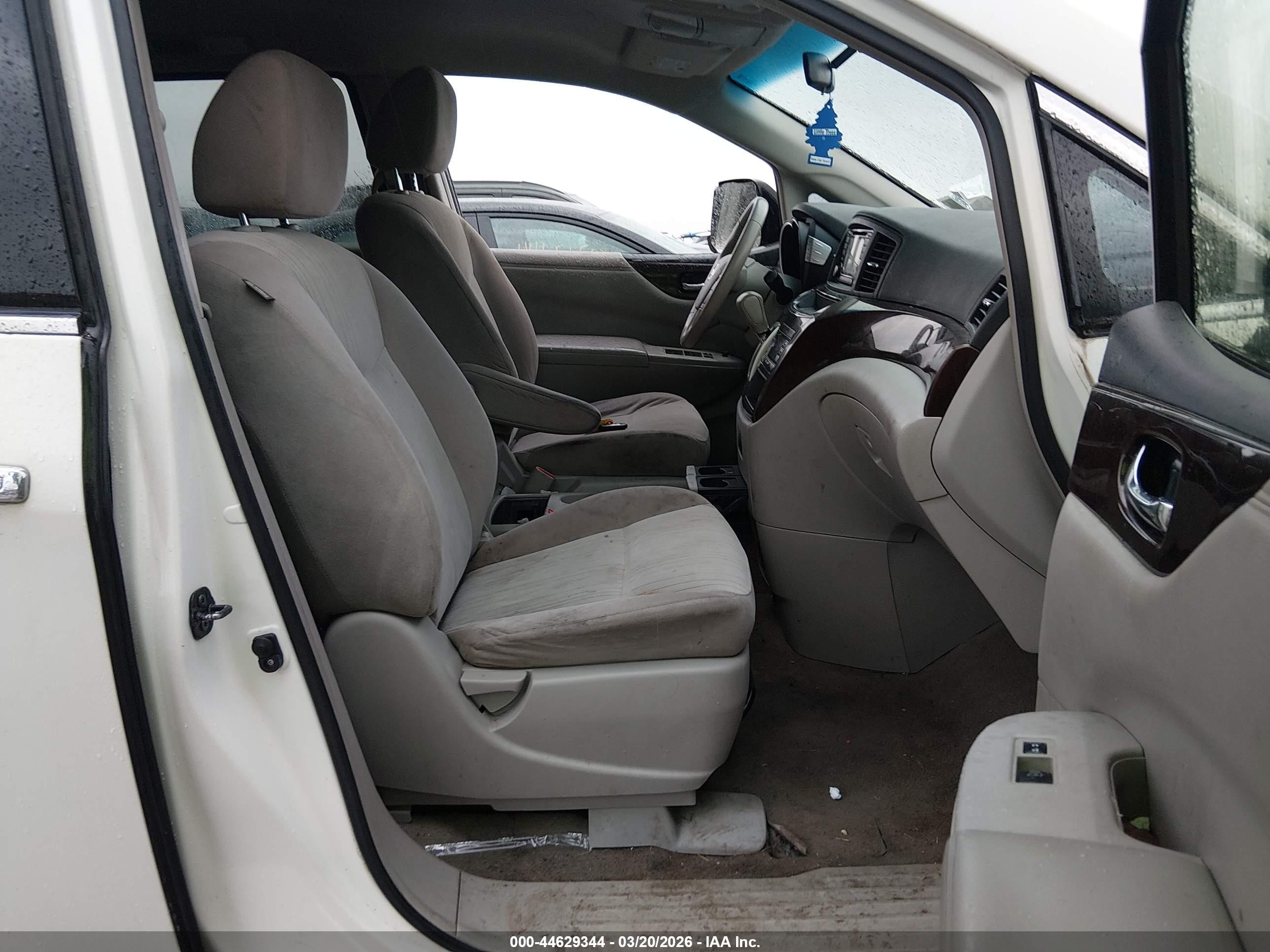 2015 Nissan Quest Platinum/s/sl/sv White vin: JN8AE2KP8F9127695