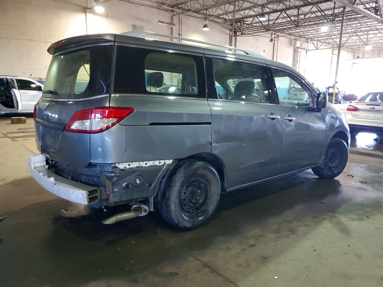 2015 Nissan Quest 3.5 S Silver vin: JN8AE2KP8F9130998