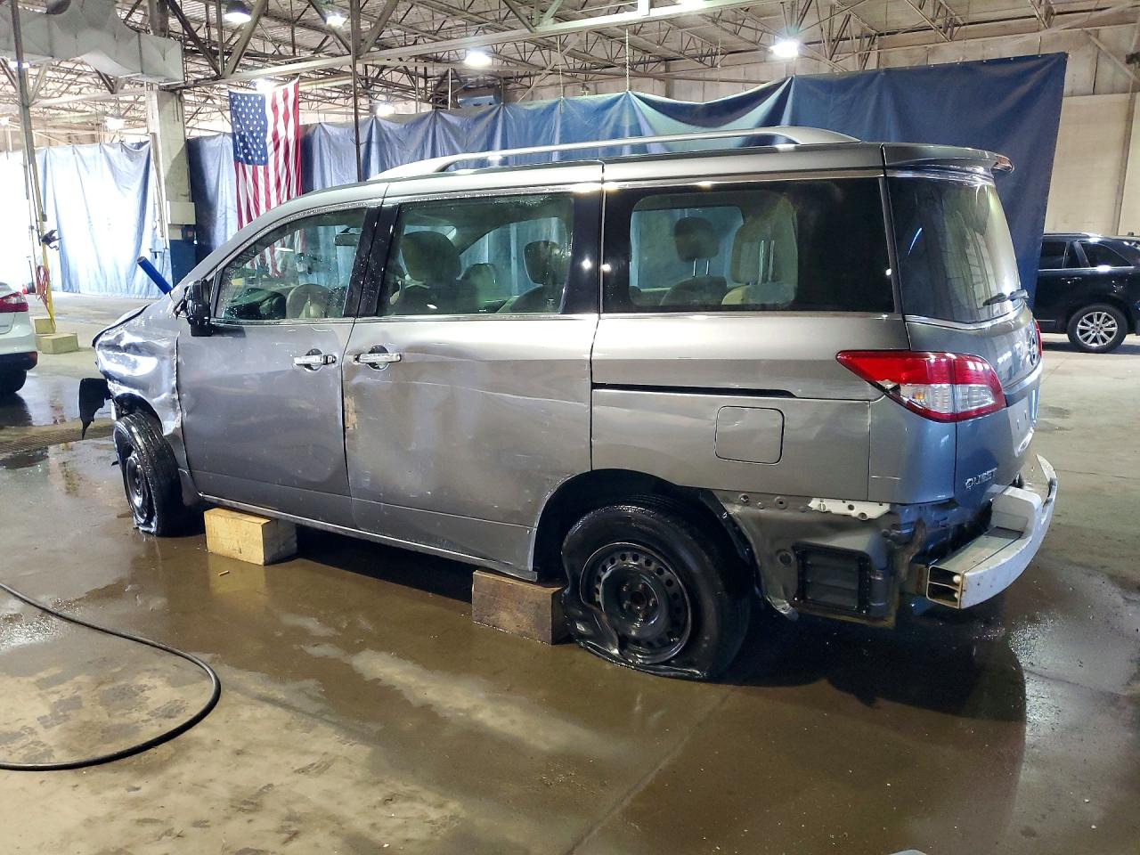 2015 Nissan Quest 3.5 S Silver vin: JN8AE2KP8F9130998