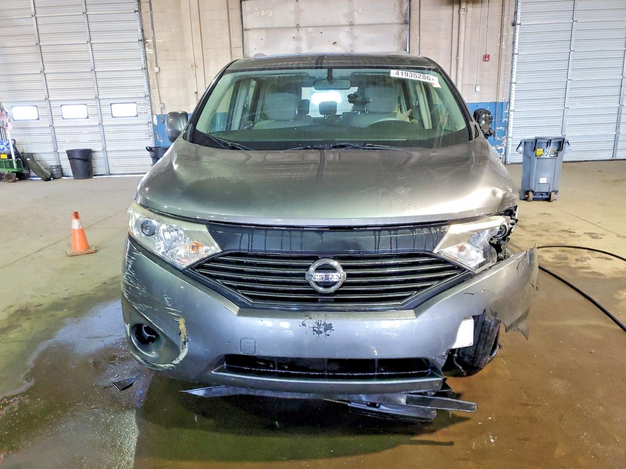 2015 Nissan Quest 3.5 S Silver vin: JN8AE2KP8F9130998